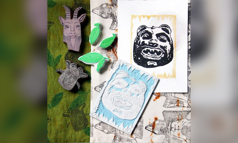 Printmaking for Paper and Fabric [Class in NYC] 92nd Street Y